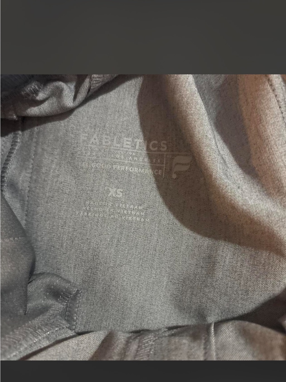 Fabletics Heather Gray Track Joggers - XS